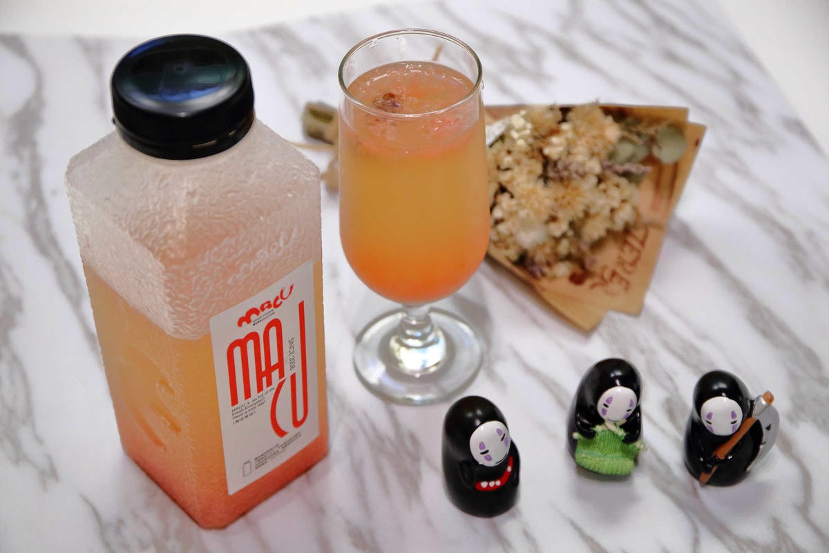 【食。台北】麻古茶坊macu〜來自南台灣新鮮現榨旋風!鮮果茶每一口都喝得到果粒,像在吃水果一樣!