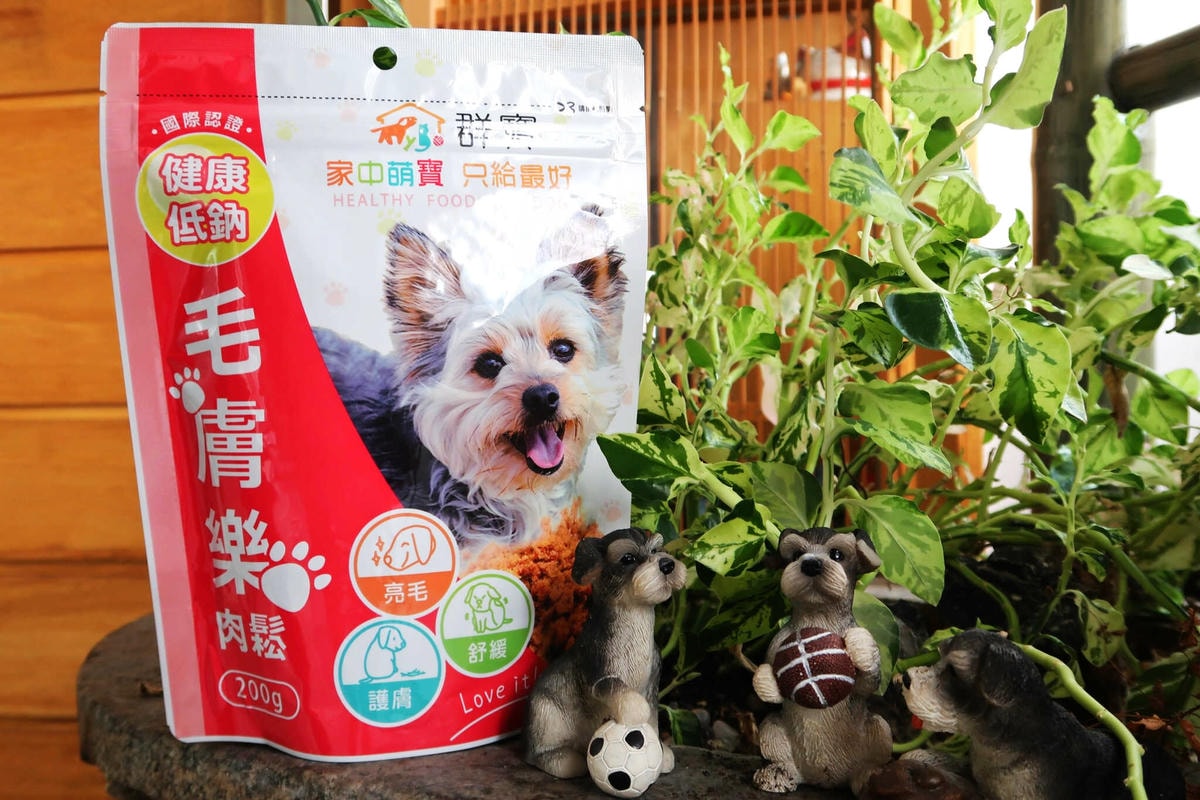 【寵物】群寶生活寵物保健食品〜寵物肉鬆益茵寶&毛膚樂,健康又美味簡單好上手,毛小子的最愛!
