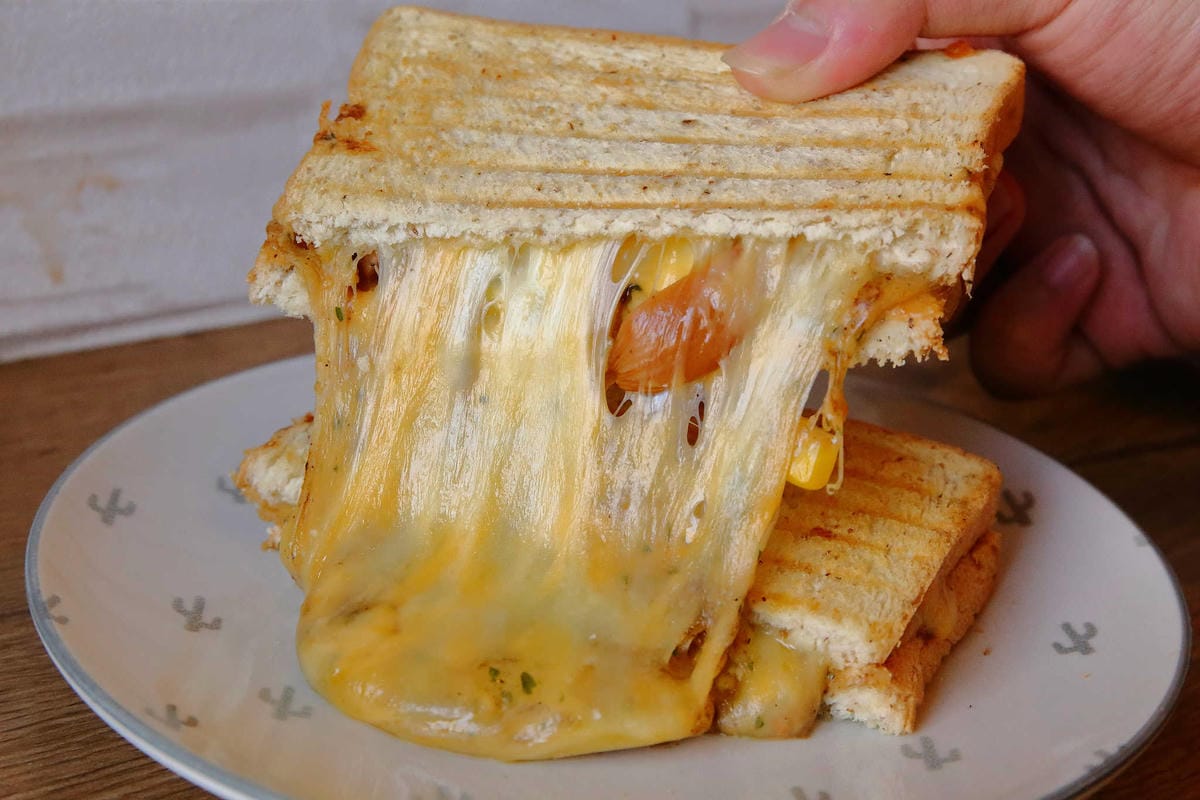 【食。台北】日安 Ciao〜古亭/早午餐帕尼尼。起司瀑布的邪惡美食！