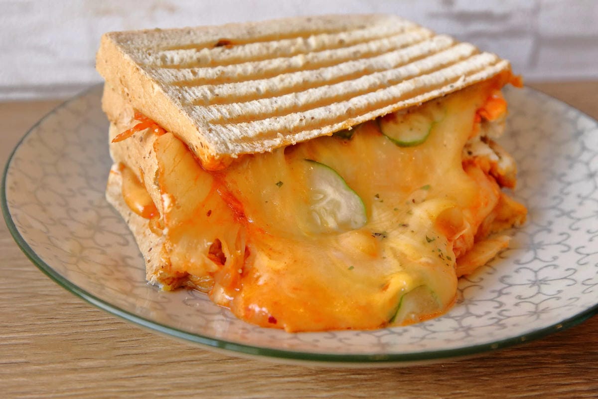 【食。台北】日安 Ciao〜古亭/早午餐帕尼尼。起司瀑布的邪惡美食！