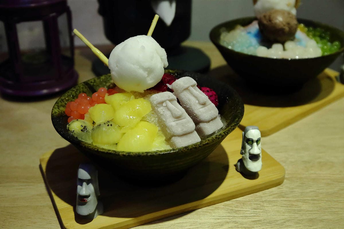 【食。板橋】艸頭黃〜IG打卡新亮點！hey！dum dum！復活島「摩艾」石像可愛系冰品超萌登場！(已歇業)