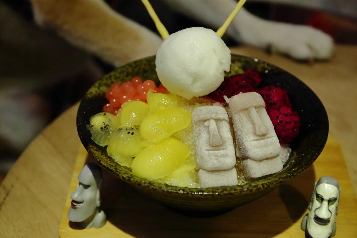 【食。板橋】艸頭黃〜IG打卡新亮點！hey！dum dum！復活島「摩艾」石像可愛系冰品超萌登場！(已歇業)