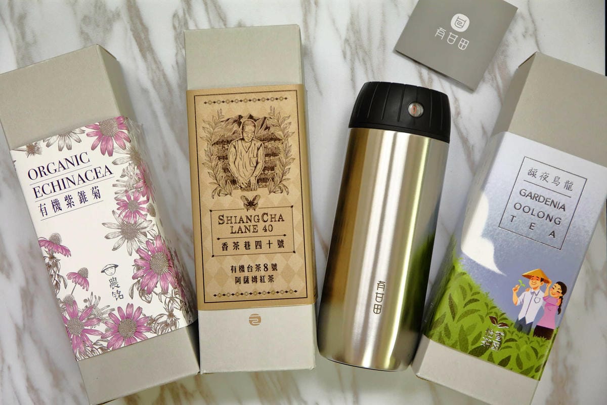 【好物分享】有甘田 NOURII〜計時泡茶隨行杯＋茶膠囊，到哪都能喝到台灣好茶，自然回甘！