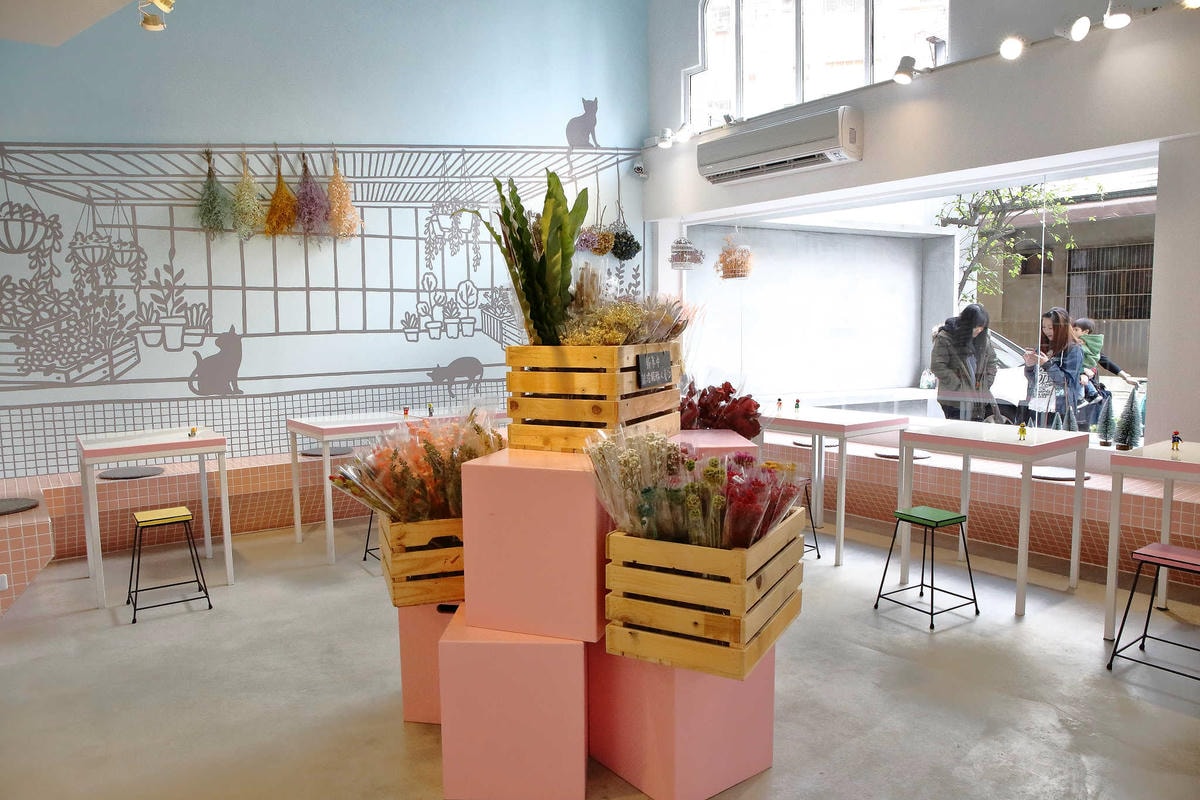 【食。桃園】有食候。紅豆(桃園店)〜藝文特區新開幕!最新IG打卡熱點,網美們都來這兒!乾燥花x冰品超好拍甜點店!(已歇業)