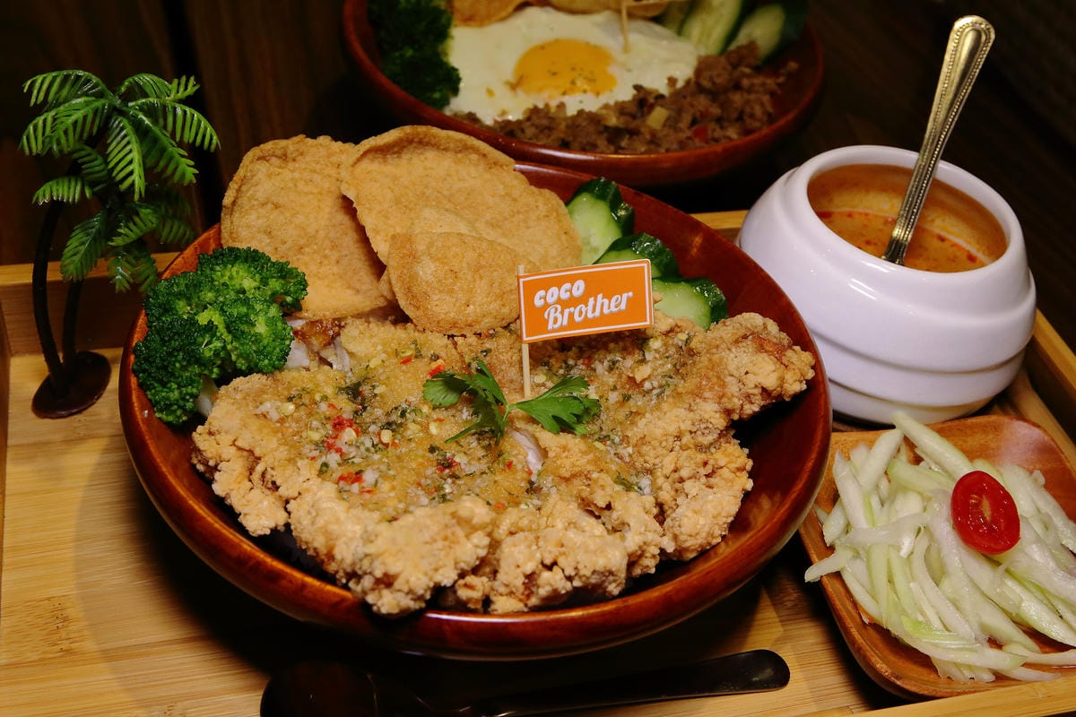 【食。台北】Coco Brother 椰兄〜中山站美食/泰式南洋主題餐廳/IG打卡熱點/全台首創泰國椰子冰淇淋/新泰式定食料理