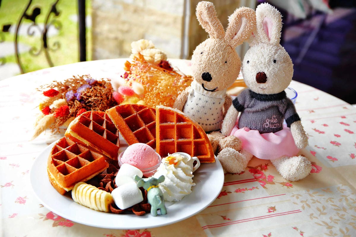 【食。苗栗】青松自在〜苗栗景觀餐廳。庭院×草皮×沙坑，適合遛孩子及毛小孩，有溫度家庭溫馨感的咖啡廳