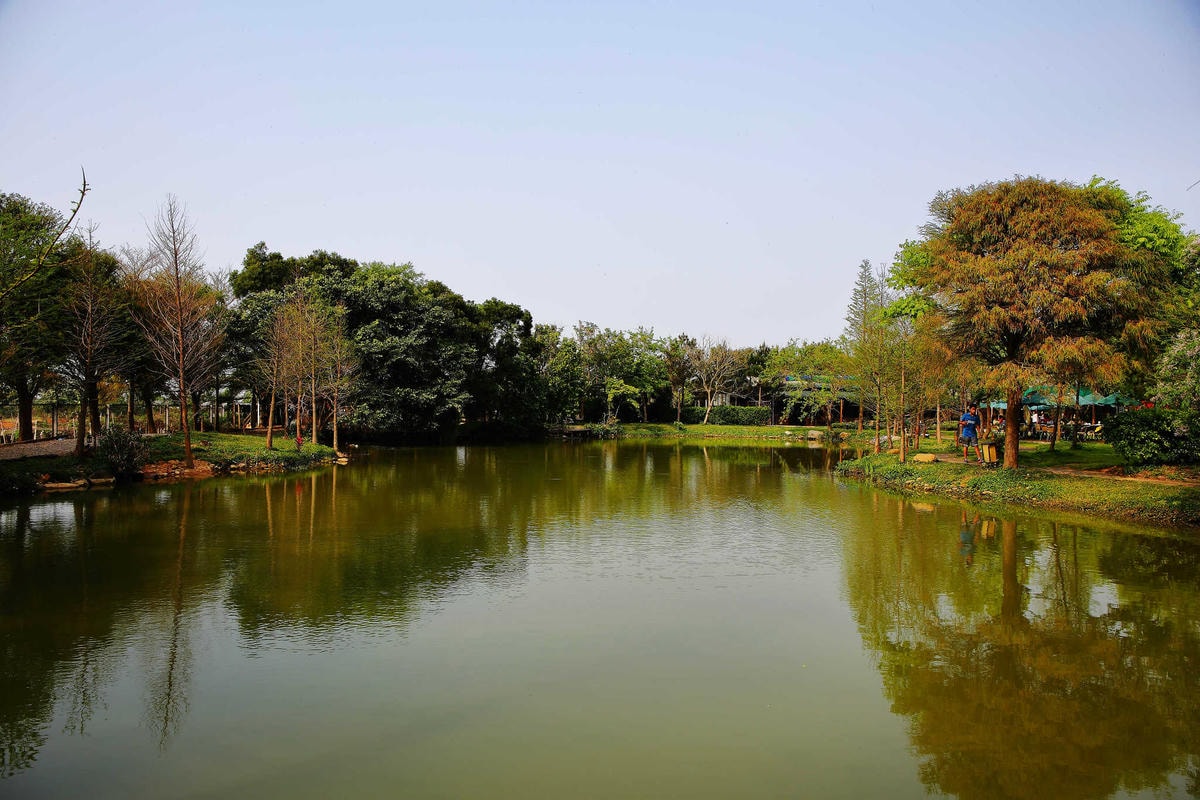 【遊。新竹】松湖休閒親子莊園〜新竹親子景點。沙坑/戲水池/溜滑梯/草皮/釣魚,讓爸媽、小孩都能放鬆的休閒農場