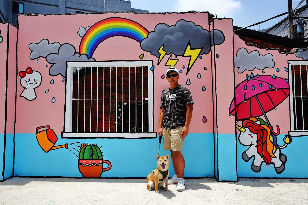 【食。中壢】晴天咖啡sunny cafe〜IG打卡新亮點！隱身巷弄老宅打造咖啡館，一次擁有彩繪&老屋風，文青最愛的懷舊愜意！(已歇業)