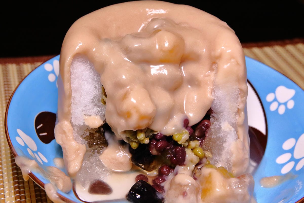 【食。桃園】星大王甜品專賣〜桃園米苔目/火山芋泥冰/古早味黑糖冰推薦，就愛這古早味，今年夏天必吃清單！