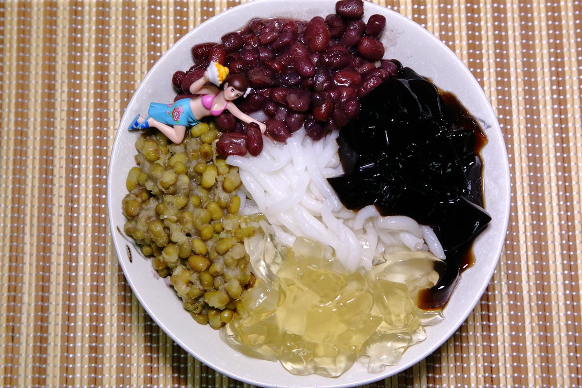 【食。桃園】星大王甜品專賣〜桃園米苔目/火山芋泥冰/古早味黑糖冰推薦，就愛這古早味，今年夏天必吃清單！