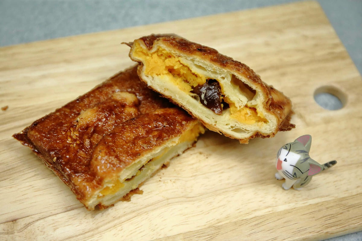 【食。中壢】喵星燒 Meow〜中原夜市美食。創新丹麥甜點,千層起酥系列,超萌可愛度爆表的手作貓咪點心!(已歇業)