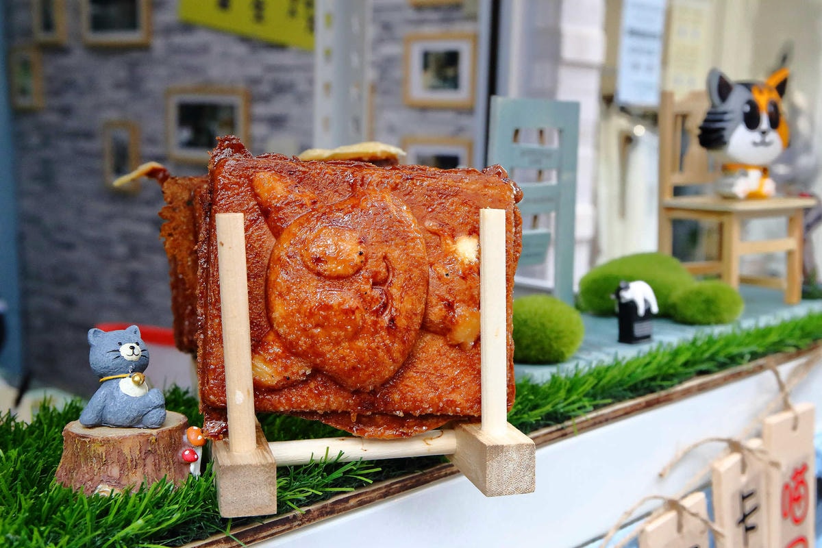 【食。中壢】喵星燒 Meow〜中原夜市美食。創新丹麥甜點,千層起酥系列,超萌可愛度爆表的手作貓咪點心!(已歇業)
