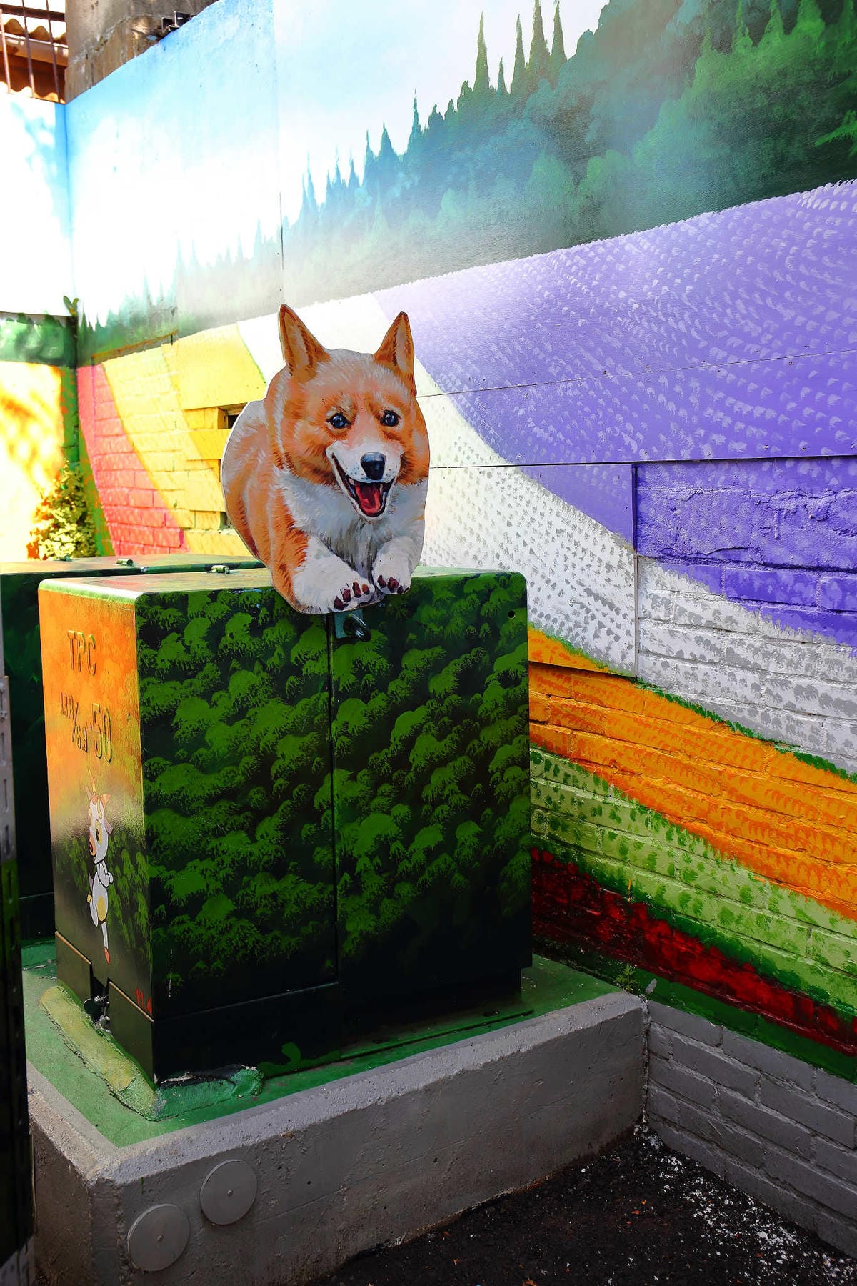 【遊。彰化】忠權彩繪社區〜毛小孩專屬！全台第一個狗狗主題3D立體彩繪村，超萌又好拍