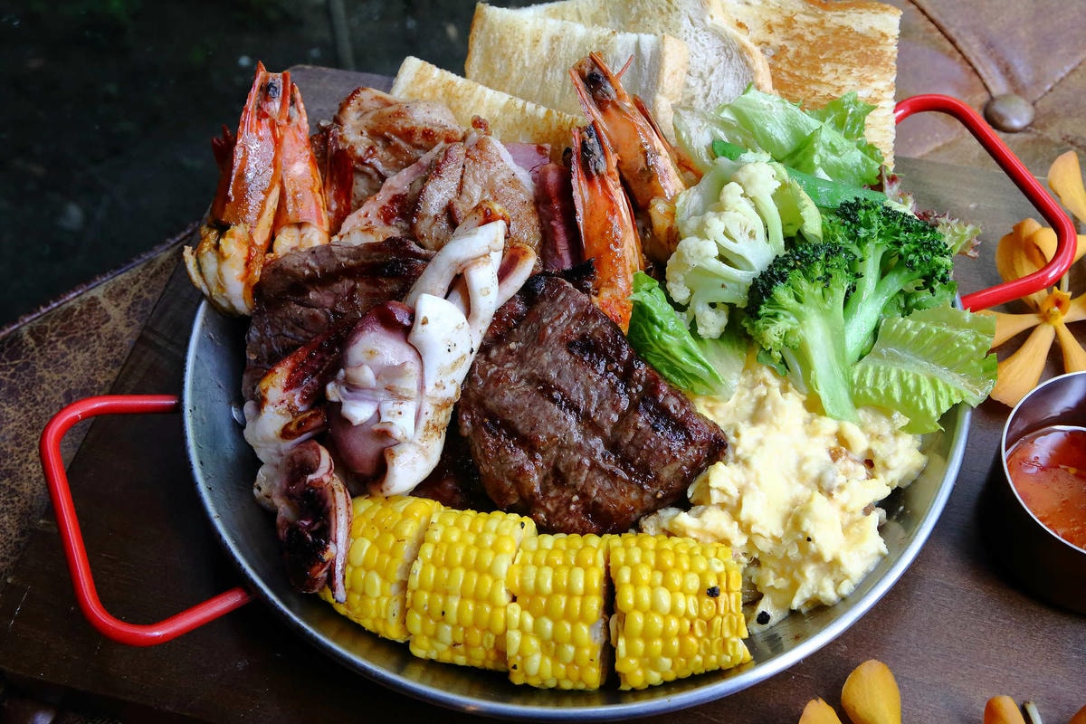 【食。台中】法月當代料理〜地表最強早餐!早餐吃龍蝦就是威!獨家口味、令人驚豔的浮誇早午餐,只要400多元耶!