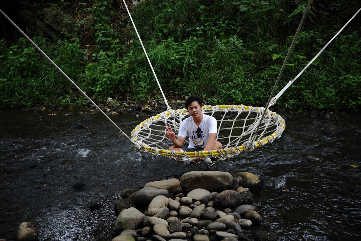【遊。中壢】台灣地景花園〜8/6重新開放，無料參觀、免費玩水！溪流上盪鞦韆、親子遊樂設施，太適合小人玩到翻！