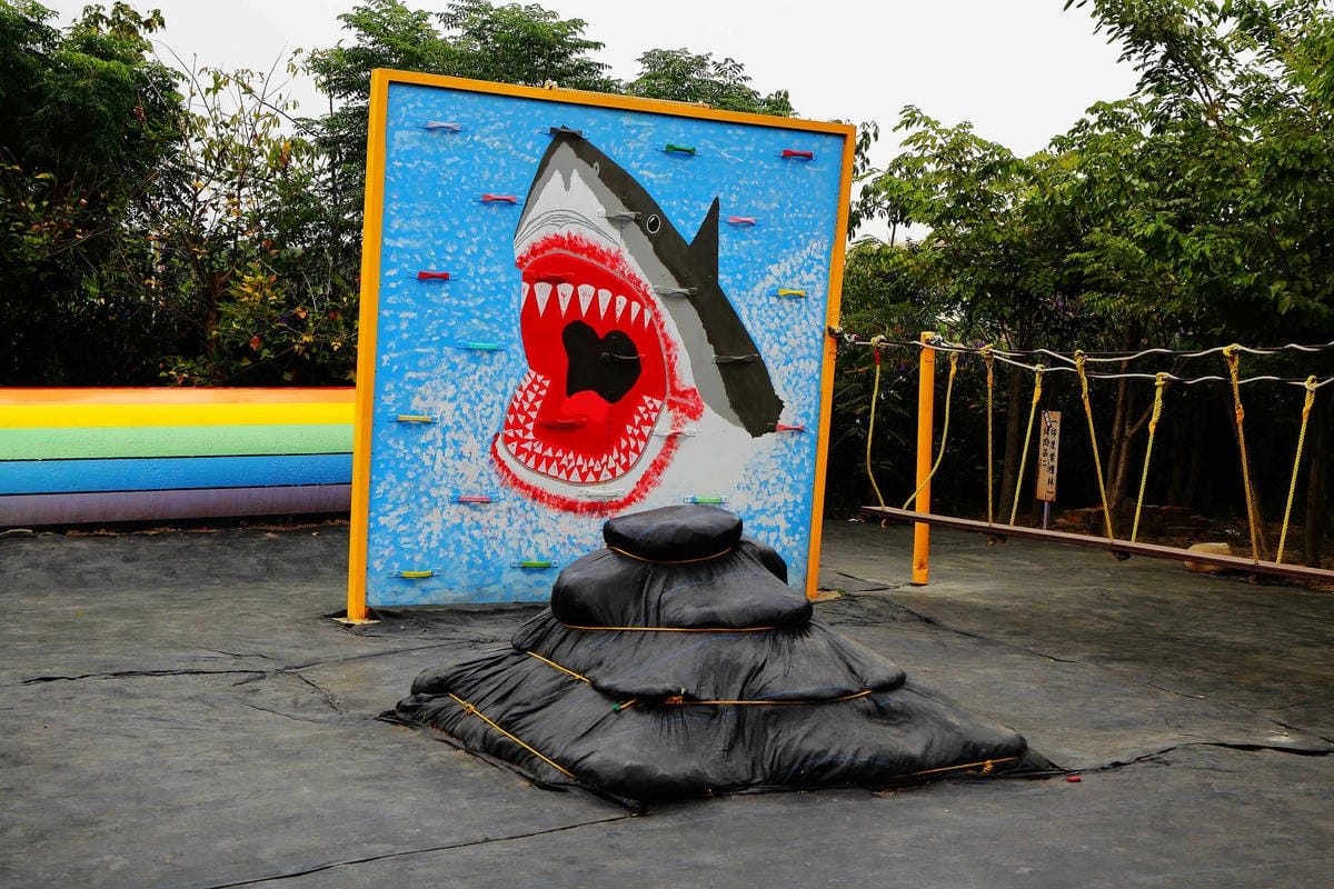 【遊。中壢】台灣地景花園〜8/6重新開放，無料參觀、免費玩水！溪流上盪鞦韆、親子遊樂設施，太適合小人玩到翻！