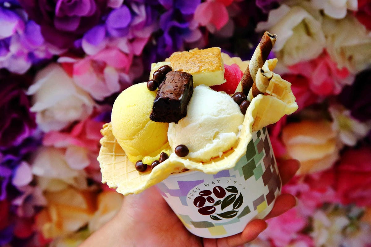 【食。蘆竹】榕樹下璞味綿綿冰〜桃園古早味冰品推薦。綿綿冰+網美最愛花牆，IG打卡必拍，吃冰也要浪漫的吃！(已歇業)