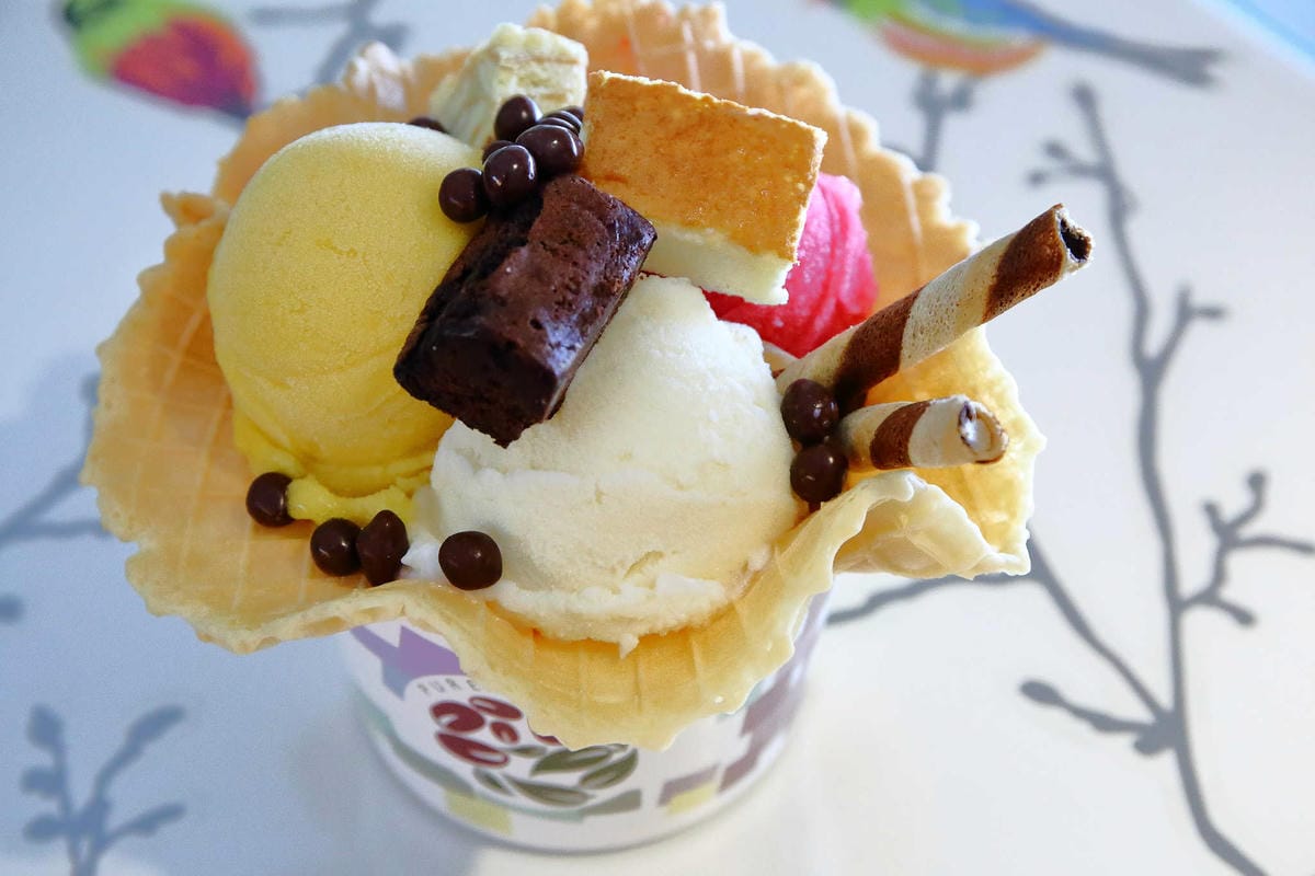 【食。蘆竹】榕樹下璞味綿綿冰〜桃園古早味冰品推薦。綿綿冰+網美最愛花牆，IG打卡必拍，吃冰也要浪漫的吃！(已歇業)