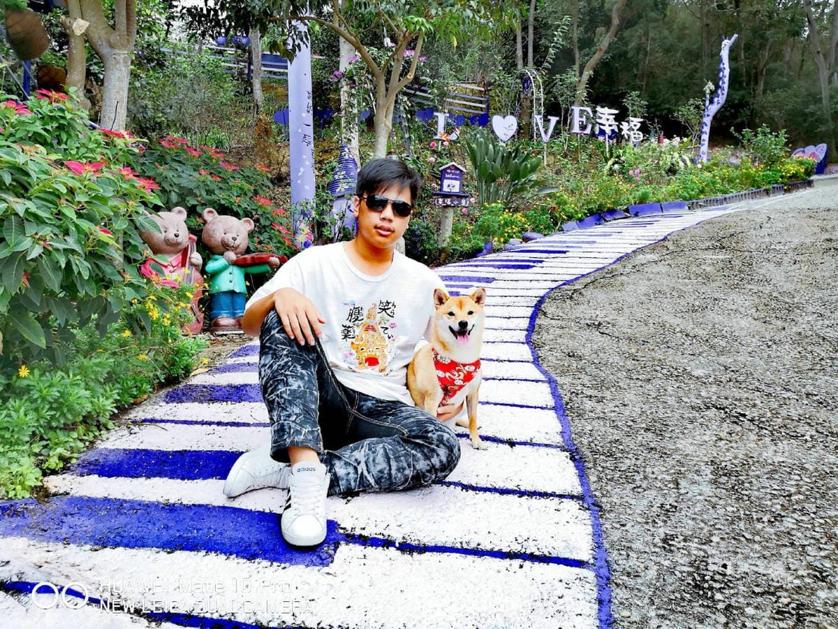 【遊。苗栗】噢哈娜咖啡屋〜寵物旅遊景點。會跟著你飛的雨傘！紫色風暴來襲，完全沉浸在這片紫色浪漫(110.3.1起寵物禁止入園)