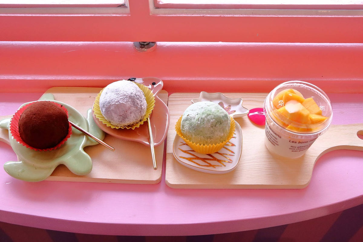 【食。桃園】大瑋叔叔手作大福〜夢幻粉紅屋好拍療癒系甜點,冬季限定草莓大福酸甜登場!