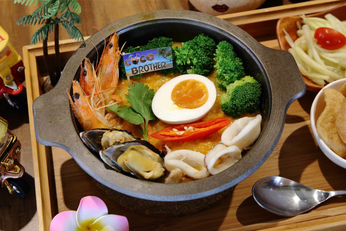 【食。台北】Coco Brother 椰兄-南京店〜新開幕！一秒飛到泰國！嘟嘟車美食之旅，泰酸泰辣泰好吃！（寵物友善餐聽）