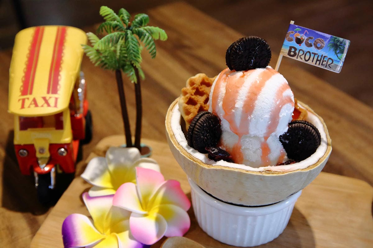 【食。台北】Coco Brother 椰兄-南京店〜新開幕！一秒飛到泰國！嘟嘟車美食之旅，泰酸泰辣泰好吃！（寵物友善餐聽）