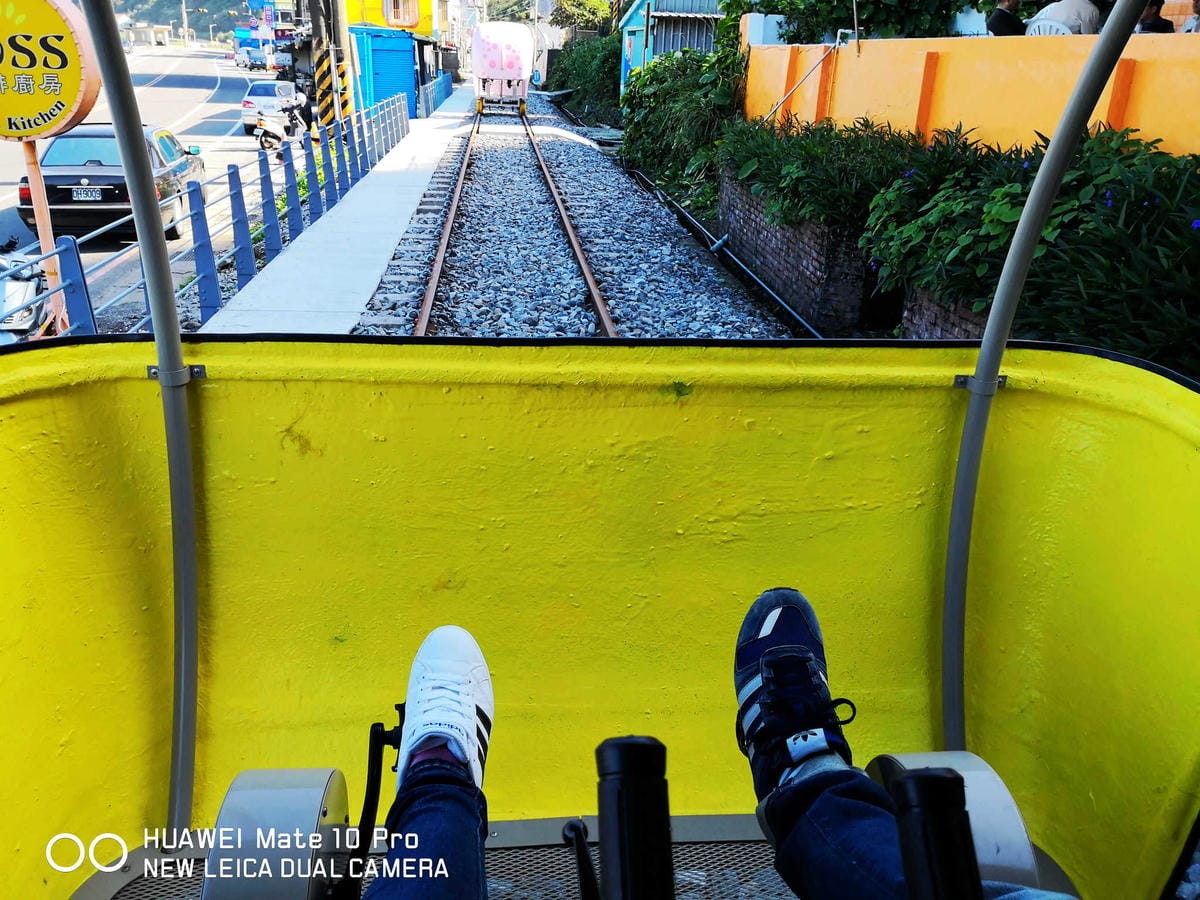 【遊。瑞芳】Rail Bike深澳鐵道自行車〜無敵海景新景點！新北市也有鐵道自行車了，來趟浪漫鐵道小旅行吧！(12/28試營運搶先看)
