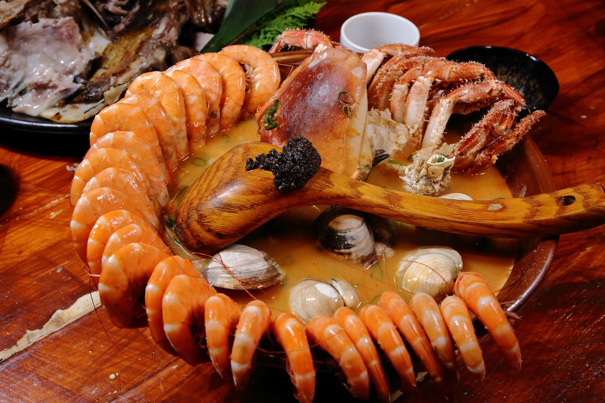 【食。中壢】武田信玄〜中壢也有無菜單料理?!超浮誇!帶給您視覺上的一大震撼,這裡的海鮮沒有極限!