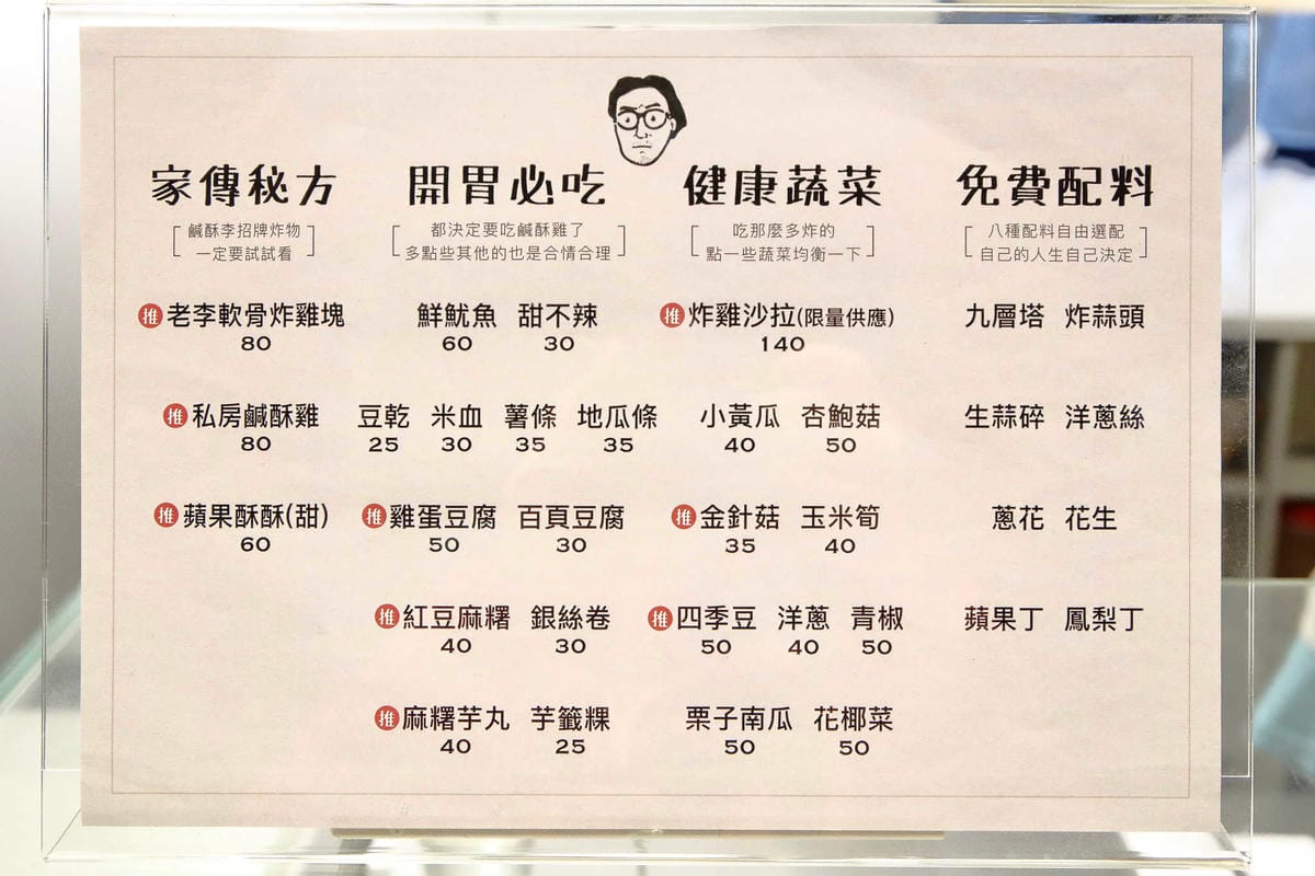 【食。台北】鹹酥李〜文青風鹹酥雞？！8種配料創新吃法，顛覆傳統，鹹酥雞大變身！ 　