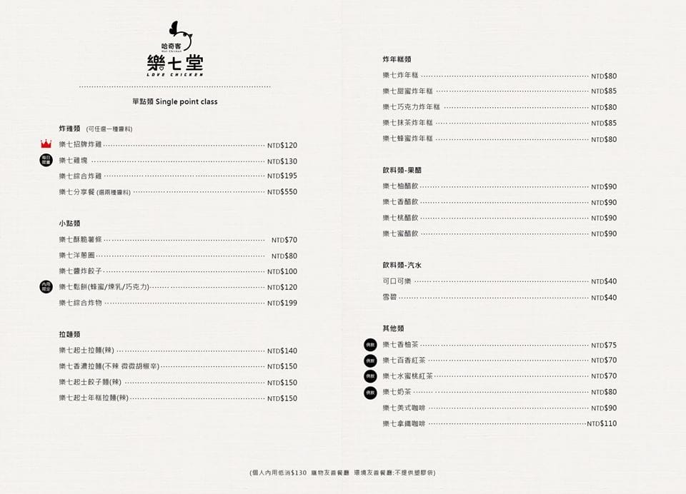 【食。板橋】樂七堂Love chicken〜板橋新埔巷弄美食。正宗韓國味的拉麵、炸雞，不用飛韓國就吃得到！(寵物友善餐廳)