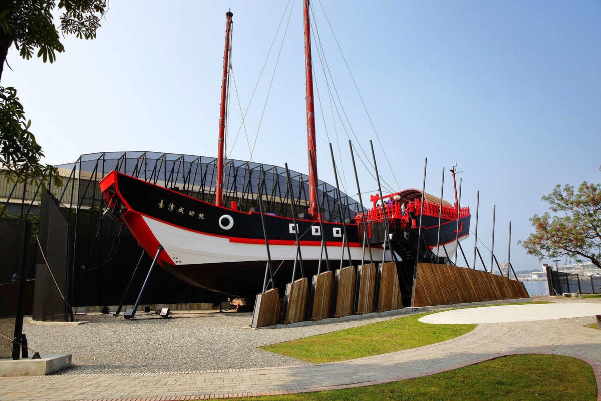 【台南新景點】1661臺灣船園區〜國內第一艘1:1比例打造的鄭成功仿古船,台南不只有美食,最夯打卡熱點,非拍不可!