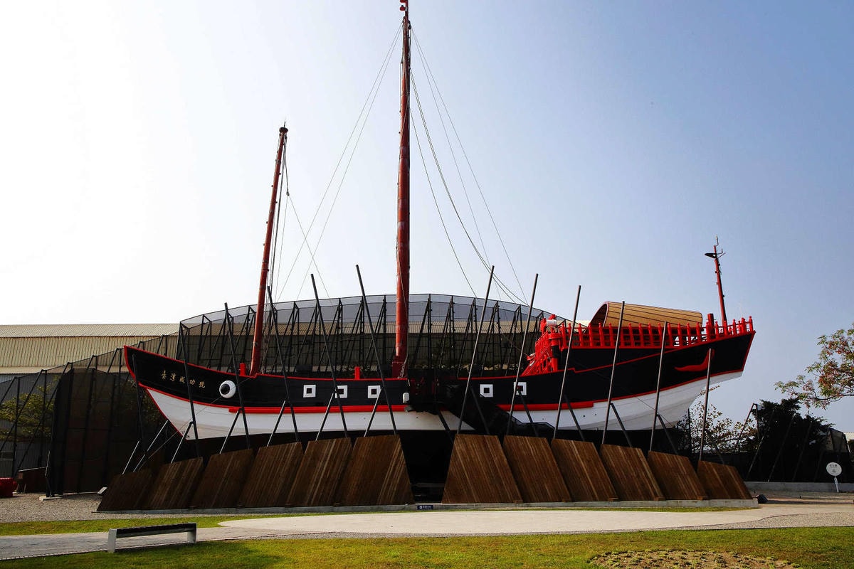 【台南新景點】1661臺灣船園區〜國內第一艘1:1比例打造的鄭成功仿古船,台南不只有美食,最夯打卡熱點,非拍不可!
