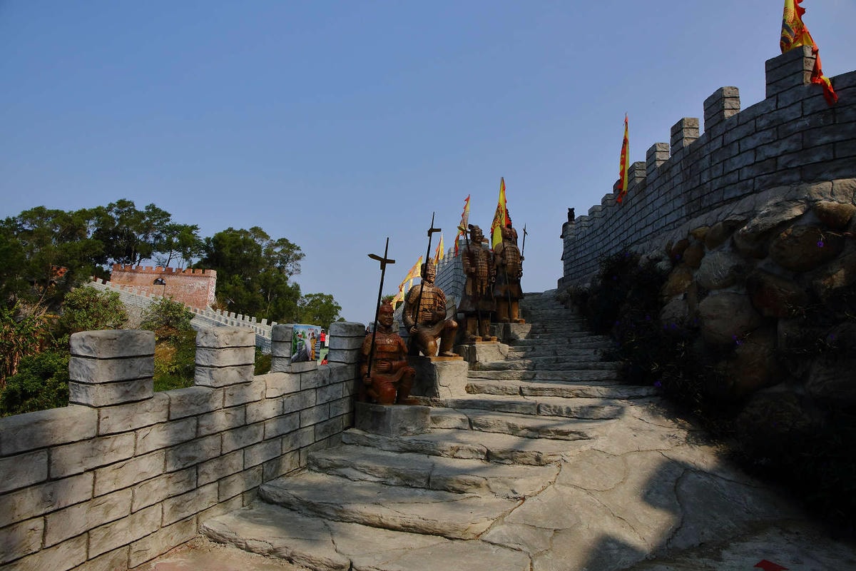 【台南景點】白河萬里長城文化主題館〜台版延禧攻略,走入戲劇夢幻場景,男女主角換你當!