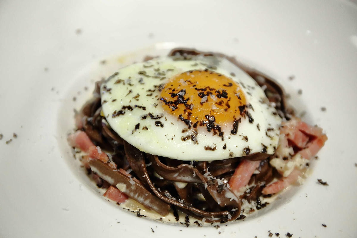 【食。台北】Gattino〜國父紀念館義式餐廳早午餐。創意義式料理挑逗味蕾,燉飯變成球,可可麵苦甜滋味