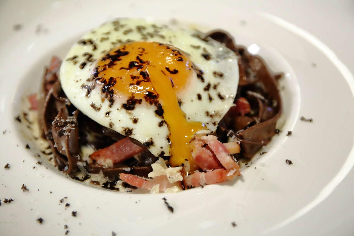 【食。台北】Gattino〜國父紀念館義式餐廳早午餐。創意義式料理挑逗味蕾,燉飯變成球,可可麵苦甜滋味