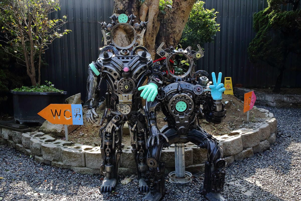 【遊。新竹】SRC北埔印象咖啡民宿〜新竹北埔特色餐廳。超狂！鋼鐵暴龍、重機、古董車大陣容現身，重機迷一定不能錯過的呀！