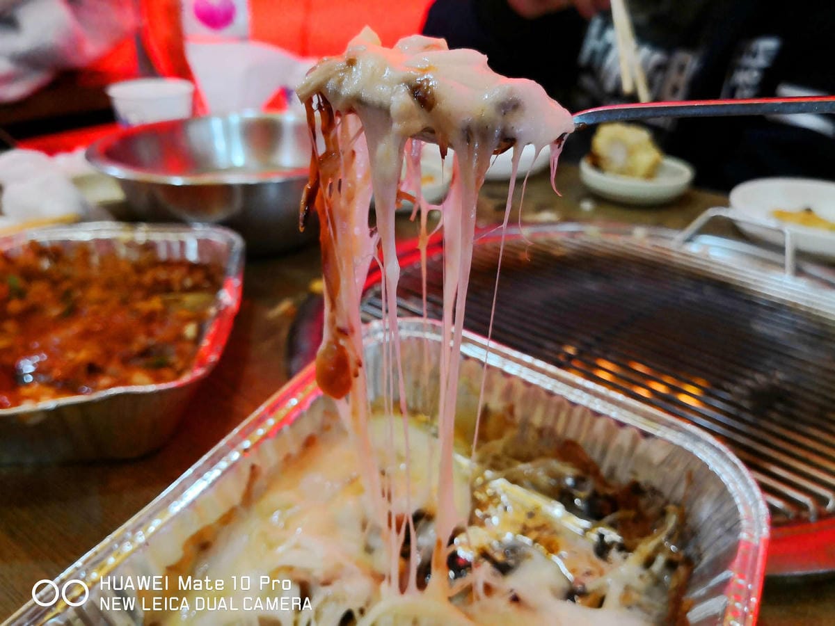 【釜山松島美食】개미집什錦烤貝大餐〜巨無霸香噴誘人烤扇貝，海鮮吃貨，錯過100%會後悔！