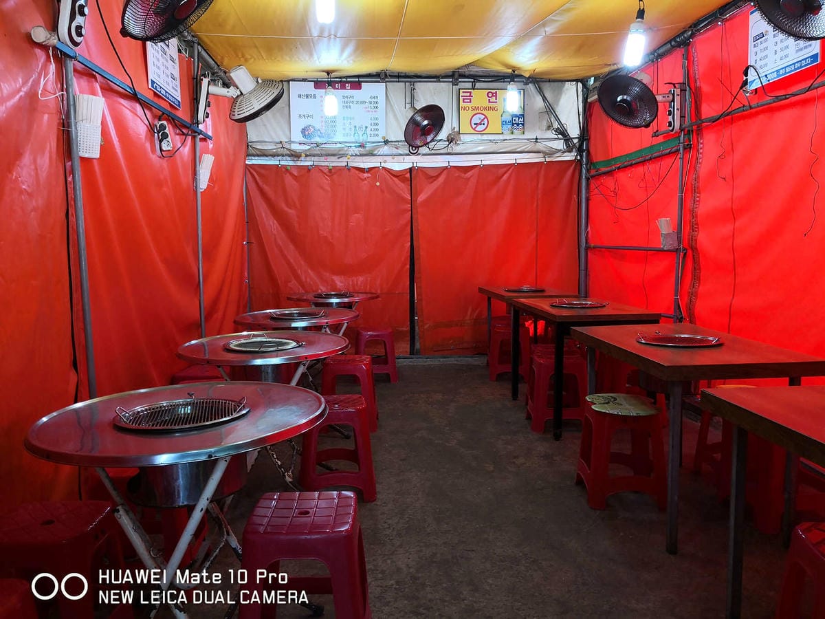 【釜山松島美食】개미집什錦烤貝大餐〜巨無霸香噴誘人烤扇貝，海鮮吃貨，錯過100%會後悔！