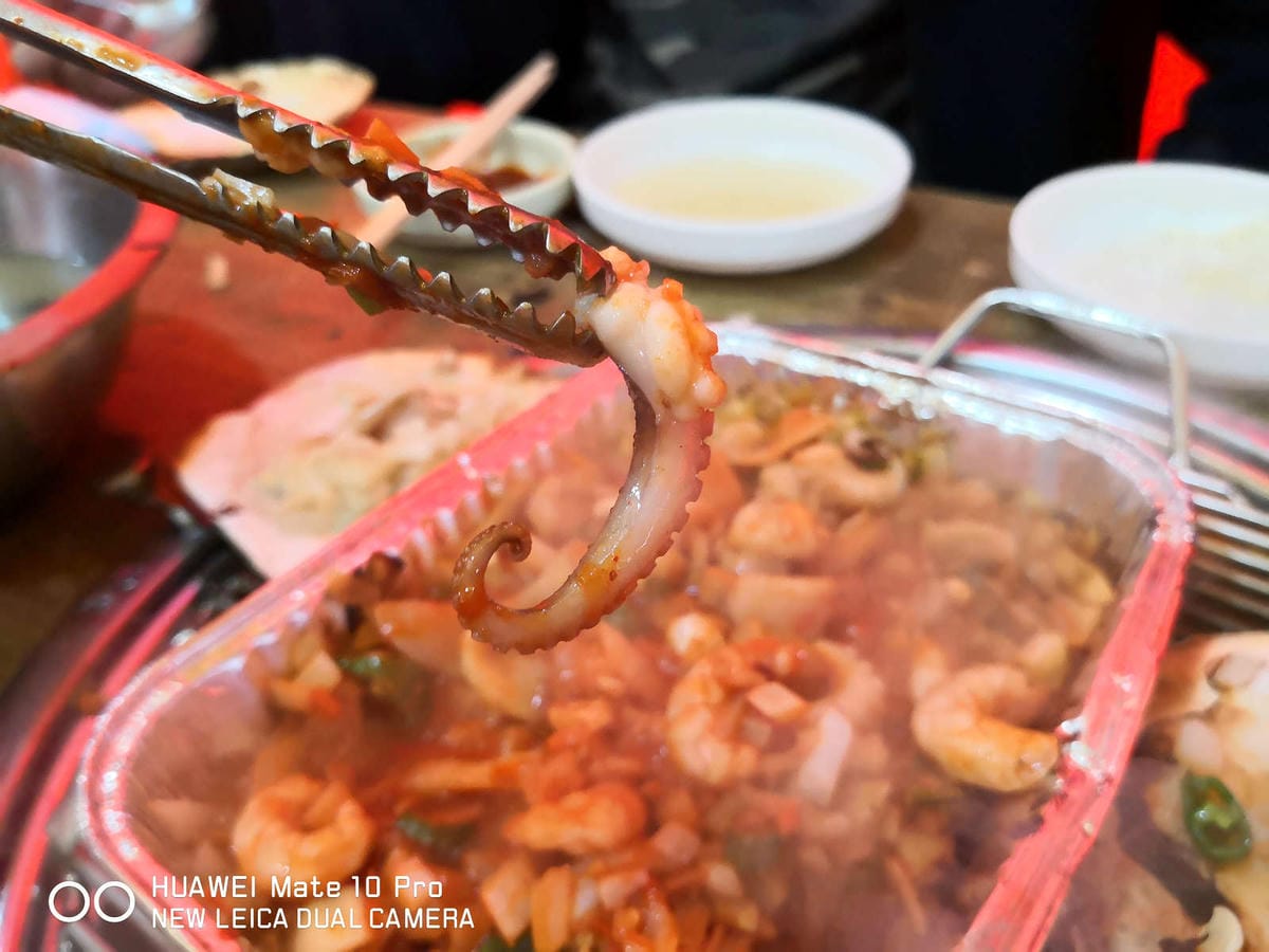 【釜山松島美食】개미집什錦烤貝大餐〜巨無霸香噴誘人烤扇貝，海鮮吃貨，錯過100%會後悔！