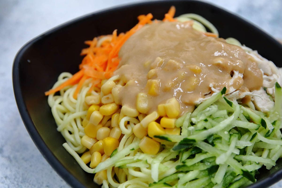 【食。平鎮】小孫號。little Sun〜巷弄小清新！涼麵+格子鬆餅，超創意美食小吃，顛覆你味覺與想像！(已歇業)