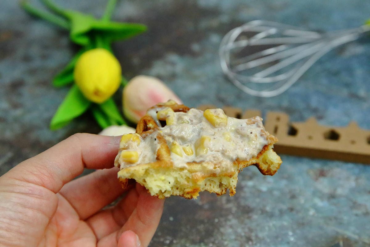 【食。平鎮】小孫號。little Sun〜巷弄小清新！涼麵+格子鬆餅，超創意美食小吃，顛覆你味覺與想像！(已歇業)