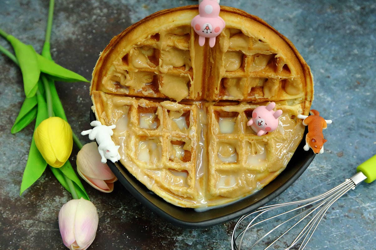 【食。平鎮】小孫號。little Sun〜巷弄小清新！涼麵+格子鬆餅，超創意美食小吃，顛覆你味覺與想像！(已歇業)
