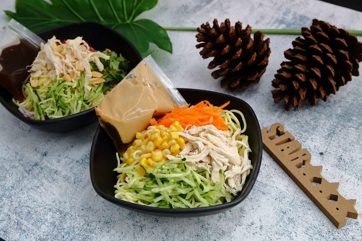 【食。平鎮】小孫號。little Sun〜巷弄小清新！涼麵+格子鬆餅，超創意美食小吃，顛覆你味覺與想像！(已歇業)