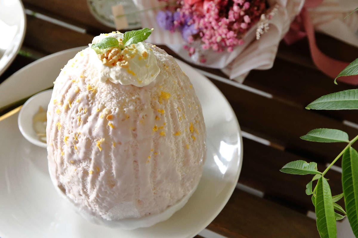 【食。中壢】花居樂花坊〜在花店吃冰？韓式冰品超吸睛，少女風格的花店好吃又好拍，人人都是網美！