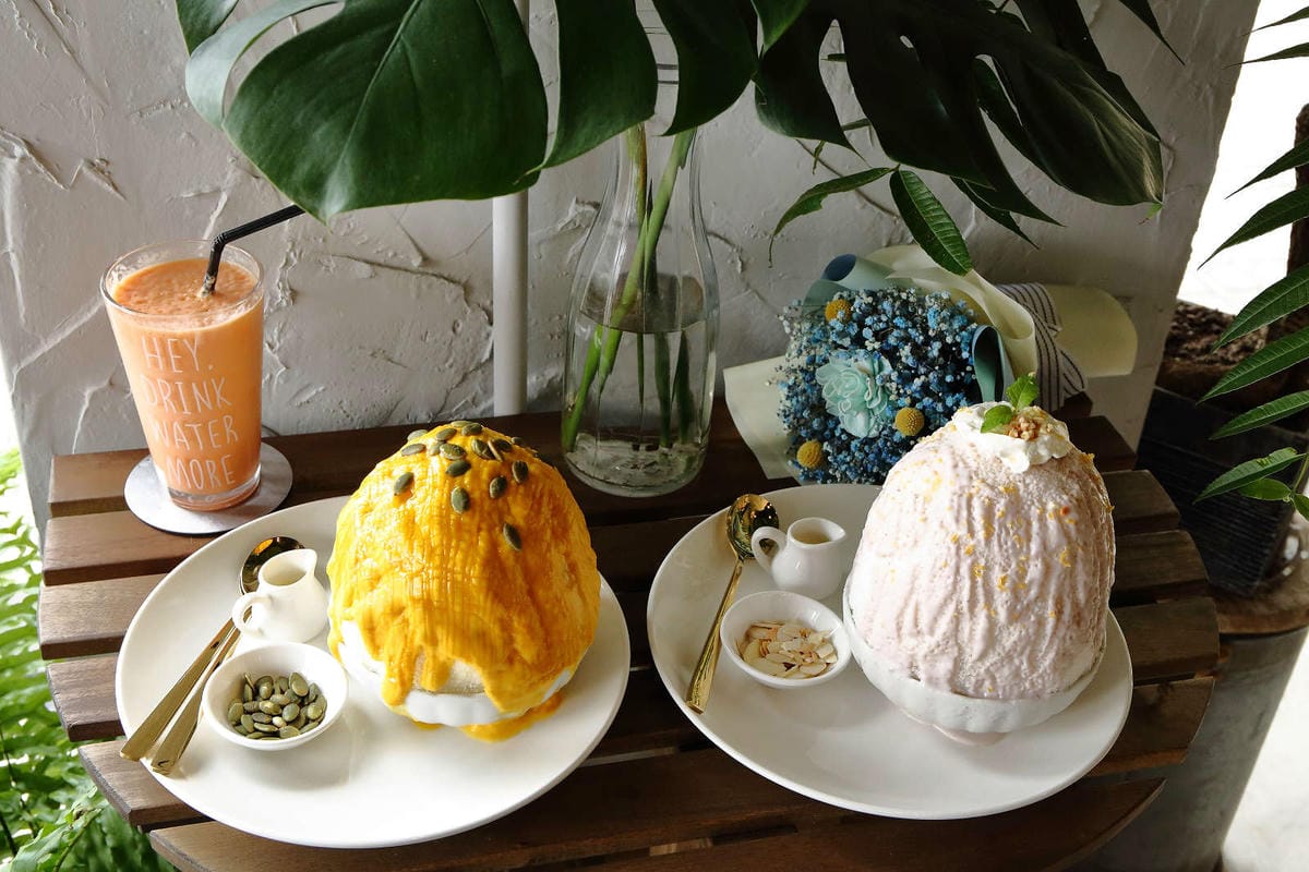 【食。中壢】花居樂花坊〜在花店吃冰？韓式冰品超吸睛，少女風格的花店好吃又好拍，人人都是網美！