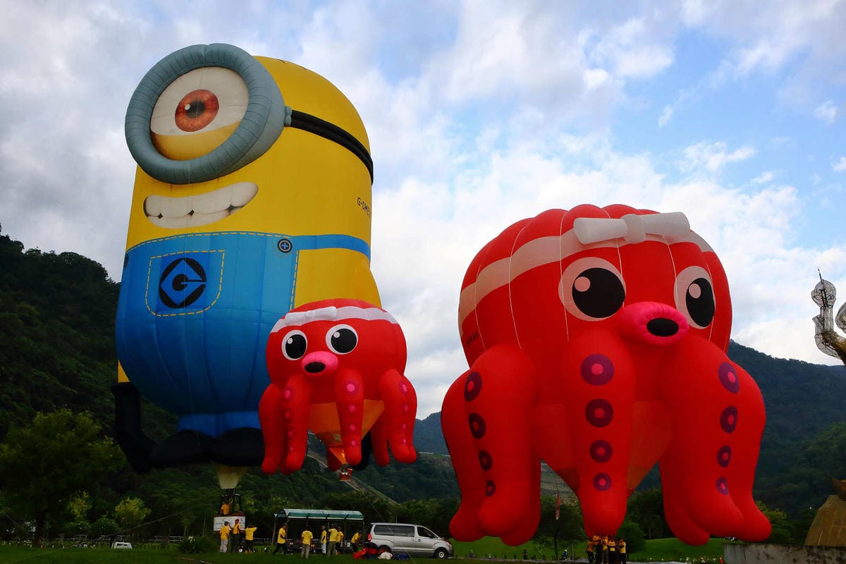 【遊。桃園】2019桃園石門熱氣球嘉年華。今夏第一發～石門水庫熱氣球又來惹！