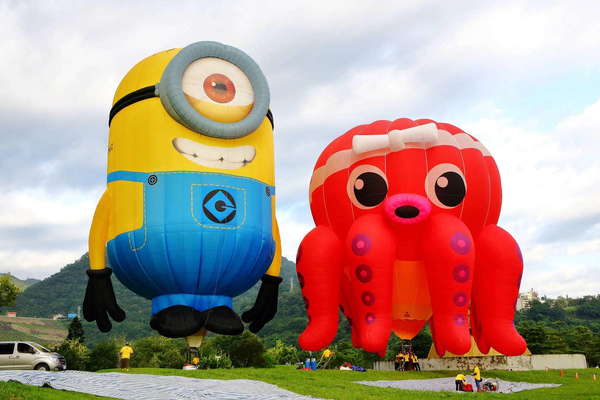 【遊。桃園】2019桃園石門熱氣球嘉年華。今夏第一發～石門水庫熱氣球又來惹！