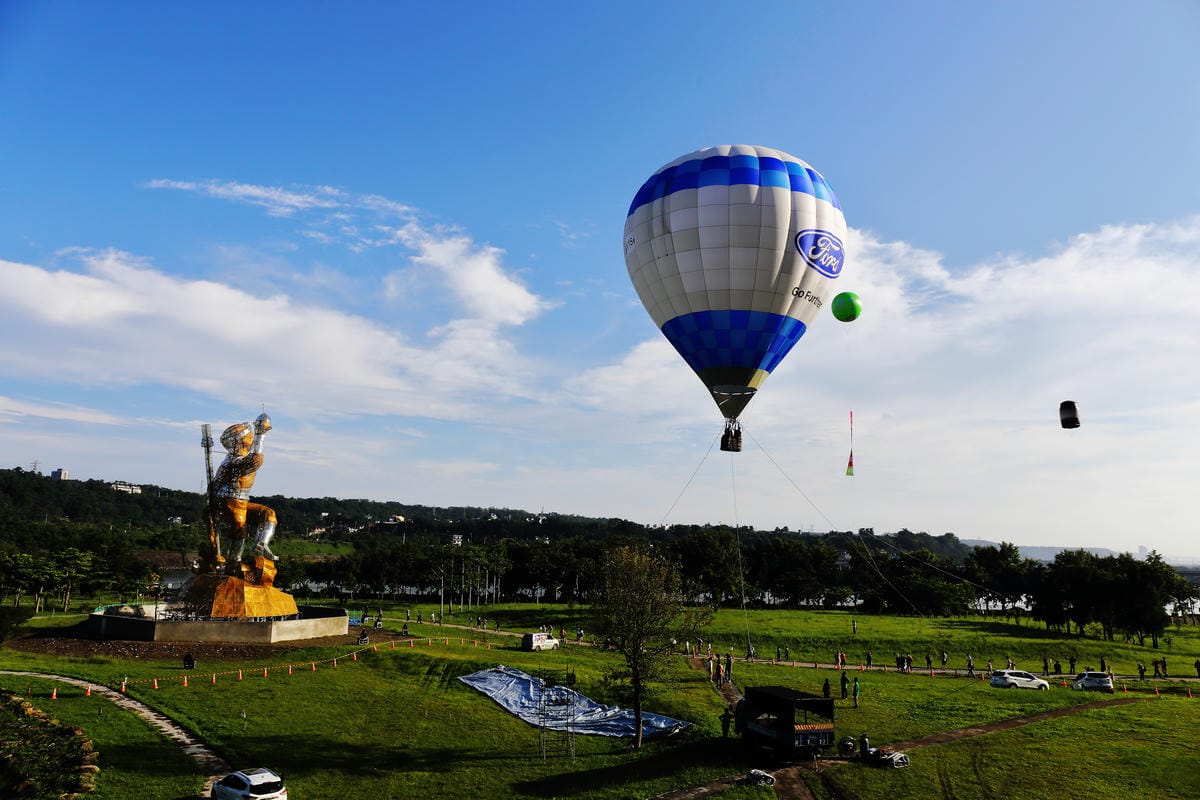 【遊。桃園】2019桃園石門熱氣球嘉年華。今夏第一發～石門水庫熱氣球又來惹！