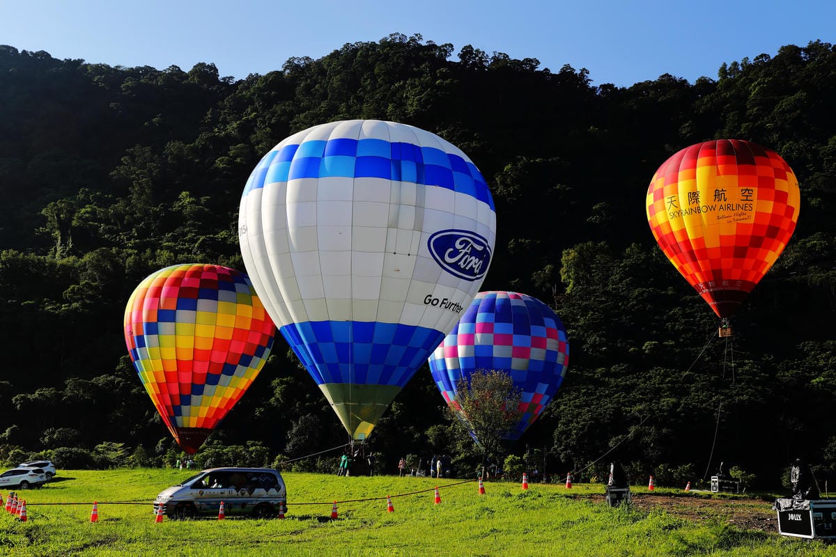 【遊。桃園】2019桃園石門熱氣球嘉年華。今夏第一發～石門水庫熱氣球又來惹！