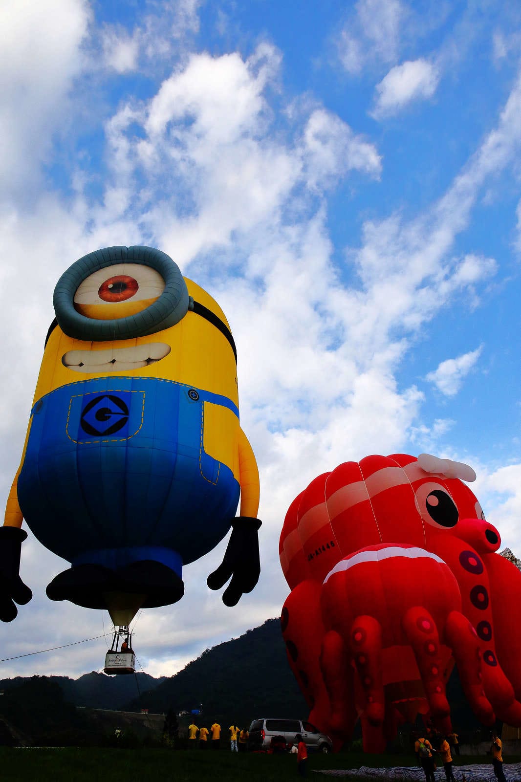 【遊。桃園】2019桃園石門熱氣球嘉年華。今夏第一發～石門水庫熱氣球又來惹！